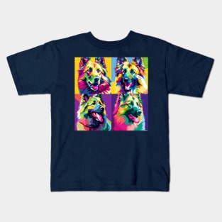 Belgian Tervuren Pop Art - Dog Lover Gifts Kids T-Shirt